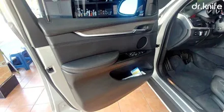 광주 실내랩핑 BMW X5 (F15) 리얼 우드 매트릭스 블랙            랩핑 시공 닥터나이프 카스킨 스튜디오 / 광주 북구 중흥동