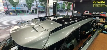 광주랩핑 레인지로버 벨라 루프스킨 시공 닥터나이프 카스킨 / 광주 북구 중흥동