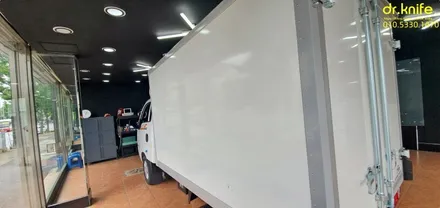 광주광고랩핑 기아 봉고 탑차 광고랩핑 닥터나이프 카스킨 / 광주 북구 중흥동
