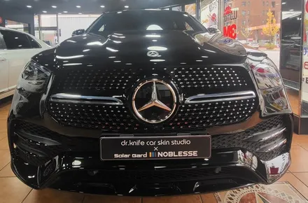 광주랩핑 벤츠 GLE400d 화이트 전체랩핑 시공 / 광주 북구 중흥동