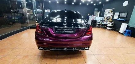 광주랩핑 벤츠 S450 마이바흐 랩핑 시공 닥터나이프 카스킨 / 광주 북구 중흥동