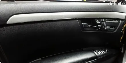 광주실내랩핑 벤츠 S500 실내랩핑시공 닥터나이프 카스킨 / 광주 북구 중흥동