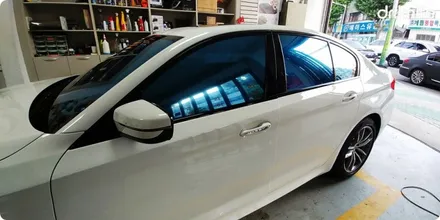 광주 BMW 520d(g30) 에메랄드 블루썬팅 & 라이트필름 시공 / 광주 북구 중흥동