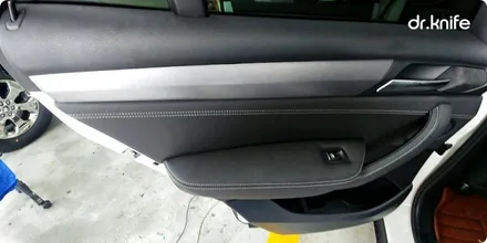 광주실내랩핑 BMW X3 스틸 브러쉬드 실내랩핑 시공 / 광주 북구 중흥동