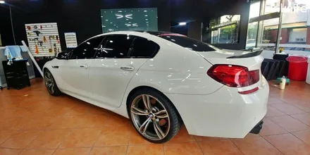 광주실내랩핑 BMW 640i 3M 유광 카본 랩핑 시공 / 광주 북구 중흥동