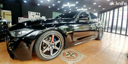 광주전체랩핑 BMW 320d 전체랩핑 시공 닥터나이프 카스킨 / 광주 북구 중흥동