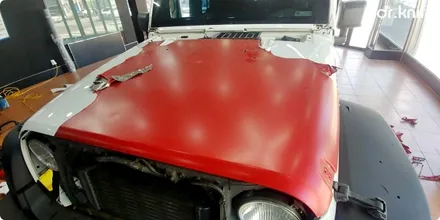 광주전체랩핑 JEEP 랭글러 루비콘 전체랩핑 시공 닥터나이프 / 광주 북구 중흥동