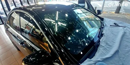 광주썬팅 벤츠 S350 솔라가드 새턴 전면 유리 시공 / 광주 북구 중흥동