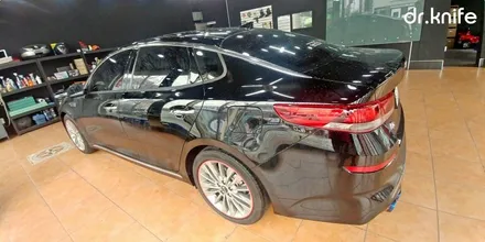 광주랩핑 기아 K5 사틴 다크그레이 전체랩핑 닥터나이프 카스킨 / 광주 북구 중흥동