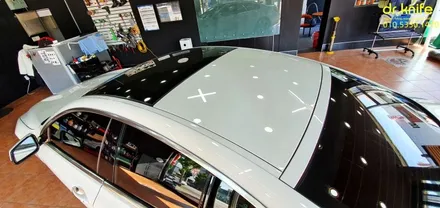 광주랩핑 BMW 640i 루프스킨 시공 닥터나이프 카스킨 / 광주 북구 중흥동