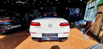 광주랩핑 벤츠 E53 AMG 카브리올레 부분랩핑 및 PPF 시공 / 광주 북구 중흥동