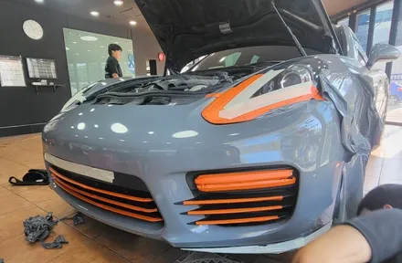 광주보험랩핑 포르쉐 파나메라 랩핑 / 광주 북구 중흥동