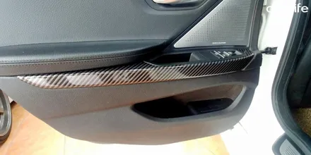 광주실내랩핑 BMW 640i 3M 유광 카본 랩핑 시공 / 광주 북구 중흥동