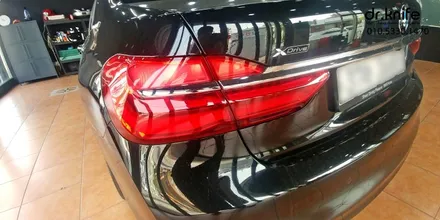 광주랩핑 bmw 730ld 라이트 & 테일램프 필름 광주카스킨 / 광주 북구 중흥동