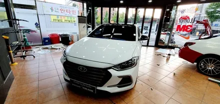아반떼 AD 루프스킨 및 사이드미러 커버/도어캐치/스포일러장착 / 광주 북구 중흥동