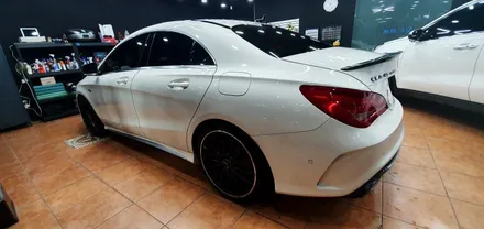 광주랩핑 벤츠 A45 AMG 사틴블랙 전체랩핑 시공 닥터나이프 / 광주 북구 중흥동
