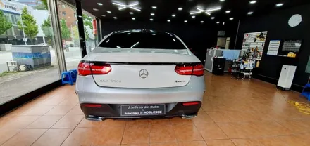 광주랩핑 벤츠 GLE350d 화이트펄 전체랩핑 재시공 / 광주 북구 중흥동