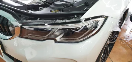 광주PPF BMW 320i 헤드라이트 & 사이드미러 커버PPF 시공 / 광주 북구 중흥동