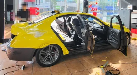 광주랩핑 bmw 320i 전체랩핑 시공 / 광주 북구 중흥동