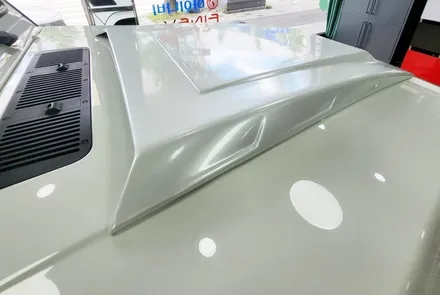 광주랩핑 벤츠 G바겐 보닛 부분랩핑 시공 / 광주 북구 중흥동