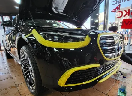 광주PPF 벤츠 s450 프런트범퍼 PPF 시공 / 광주 북구 중흥동