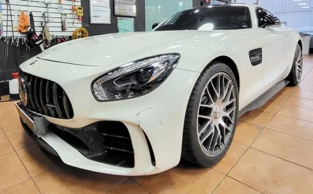 광주랩핑제거 벤츠 AMG GT 고광택 바이올렛 전체랩핑 제거 / 광주 북구 중흥동