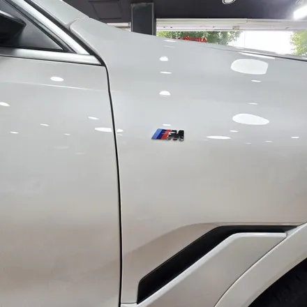 광주전체랩핑 BMW X6 고광택 사틴블랙 전체랩핑 크롬딜리트 시공 / 광주 북구 중흥동