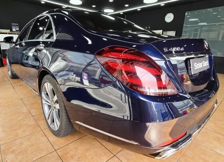 광주고광택랩핑 벤츠 S400d 오벨 화이트전체랩핑 시공 / 광주 북구 중흥동
