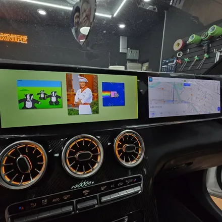 벤츠 43 AMG X253 안드로이드 오토 모니터 설치 / 광주 북구 중흥동