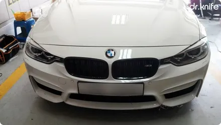 광주 루프스킨 BMW 325d 루프스킨 & M 퍼포먼스 데칼 시공 닥터나이프 키스킨 / 광주 북구 중흥동