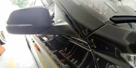 광주 BMW 520d 윈도우 몰딩 래핑 시공 닥터나이프 카스킨 / 광주 북구 중흥동