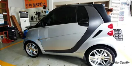 광주부분랩핑 벤츠 스마트 트레디온 랩핑시공 닥터나이프 / 광주 북구 중흥동