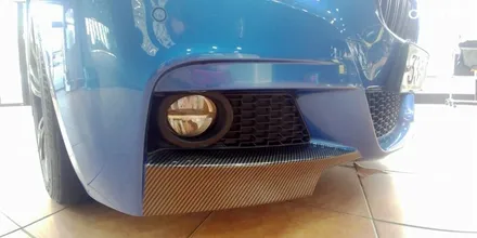 광주부분랩핑 BMW 320d 프론트 범퍼 카본랩핑 시공 광주랩핑 / 광주 북구 중흥동