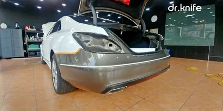 광주랩핑 벤츠 CLS350 전체랩핑 + 사고랩핑 닥터나이프 / 광주 북구 중흥동