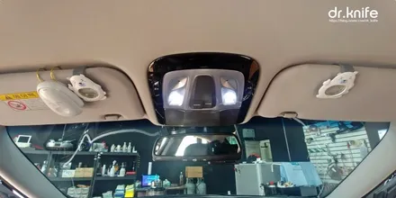 광주실내랩핑 그랜저HG 실내 카본+매트릭스 블랙 시공 / 광주 북구 중흥동