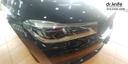 광주랩핑 bmw 730ld 라이트 & 테일램프 필름 광주카스킨 / 광주 북구 중흥동