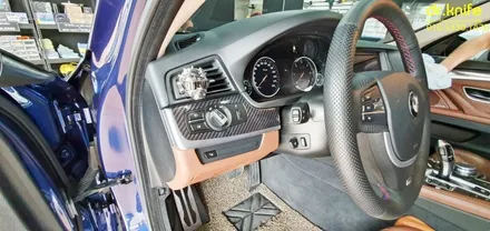 광주랩핑 BMW 520d 실내 카본랩핑 시공 닥터나이프 카스킨 / 광주 북구 중흥동