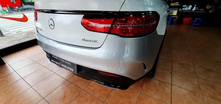 광주랩핑 벤츠 GLE350d 화이트펄 전체랩핑 재시공 / 광주 북구 중흥동