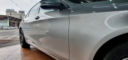 광주랩핑 벤츠 S500 전체랩핑 시공 닥터나이프 카스킨 / 광주 북구 중흥동