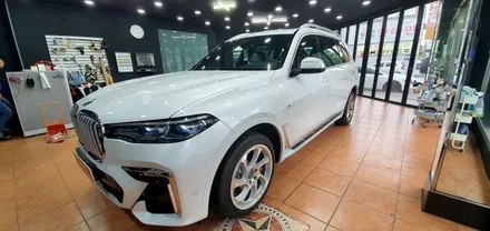 광주랩핑 BMW X7 신차검수 + 솔라가드 차콜 썬팅 + 크롬딜리트 + 휠도색 + 생활보호PPF 시공 닥터나이프 카스킨 스튜디오 / 광주 북구 중흥동