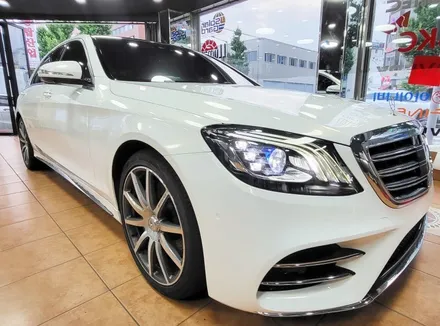 광주랩핑 벤츠 S450 전체랩핑 시공 / 광주 북구 중흥동