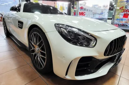 광주랩핑제거 벤츠 AMG GT 고광택 바이올렛 전체랩핑 제거 / 광주 북구 중흥동