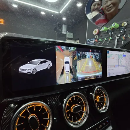 벤츠 43 AMG X253 안드로이드 오토 모니터 설치 / 광주 북구 중흥동