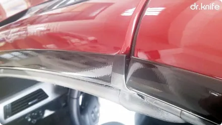 광주랩핑 BMW 328i 컨버 몰딩 랩핑 시공 닥터나이프 카스킨 / 광주 북구 중흥동