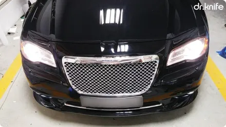 광주랩핑 크라이슬러 300C 부분랩핑 시공 닥터나이프 카스킨 / 광주 북구 중흥동