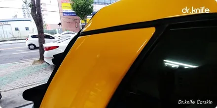 광주 부분랩핑 벤츠 스마트 트레디온 랩핑시공 닥터나이프 / 광주 북구 중흥동