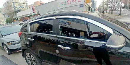 광주썬팅 기아 스포티지R 솔라가드 차콜 전체썬팅 시공 / 광주 북구 중흥동