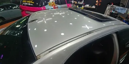 광주랩핑 벤츠 E300 루프스킨 재시공 닥터나이프 카스킨 / 광주 북구 중흥동