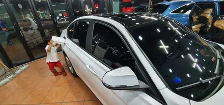 광주랩핑 BMW 320d 사고랩핑 수리 닥터나이프 카스킨 / 광주 북구 중흥동