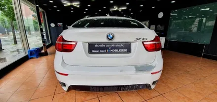 광주랩핑 BMW X6 사틴 블랙 전체랩핑 시공 닥터나이프 카스킨 / 광주 북구 중흥동